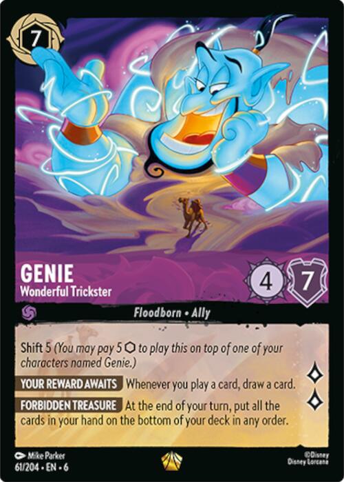 Genie - Wonderful Trickster (61/204) [Azurite Sea] | Game Master's Emporium (The New GME)
