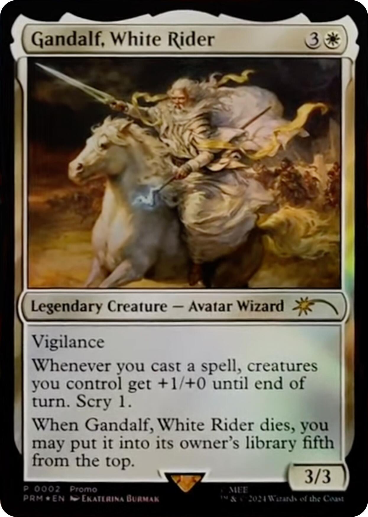 Gandalf, White Rider [Resale Promos] | Game Master's Emporium (The New GME)