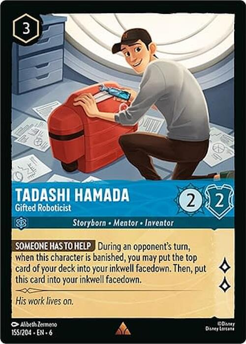 Tadashi Hamada - Gifted Roboticist (155/204) [Azurite Sea] | Game Master's Emporium (The New GME)