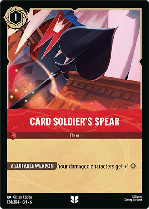 Card Soldier's Spear (134/204) [Azurite Sea] | Game Master's Emporium (The New GME)