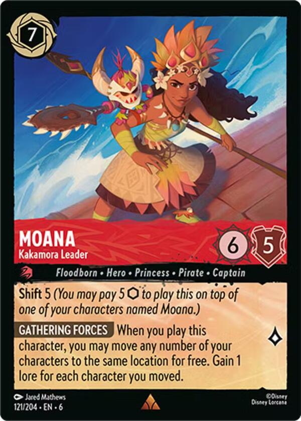 Moana - Kakamora Leader (121/204) [Azurite Sea] | Game Master's Emporium (The New GME)
