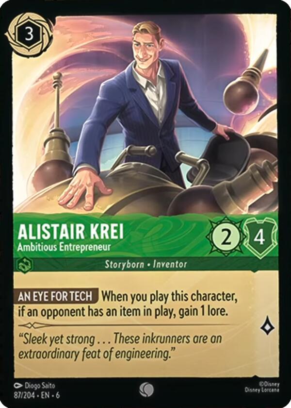 Alistair Krei - Ambitious Entrepreneur (87/204) [Azurite Sea] | Game Master's Emporium (The New GME)