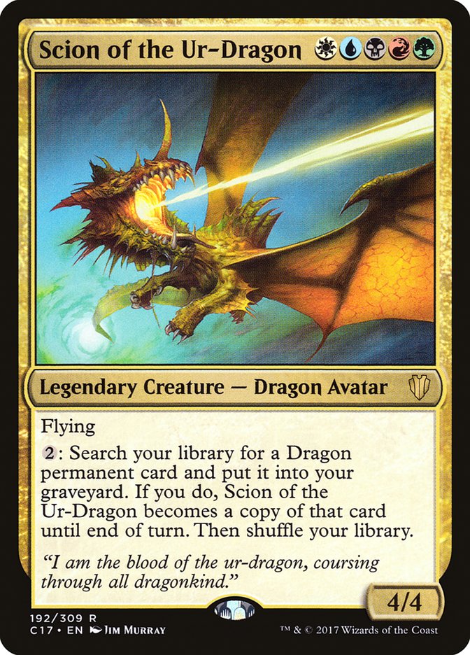 Scion of the Ur-Dragon [Commander 2017] | Game Master's Emporium (The New GME)