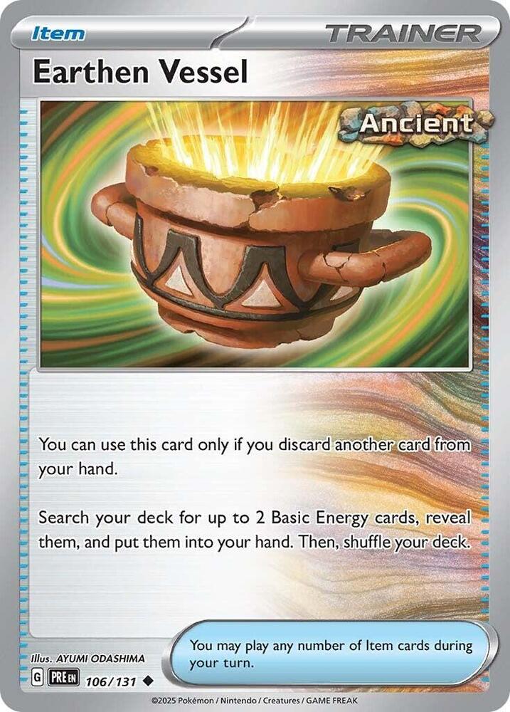 Earthen Vessel (106/131) [Scarlet & Violet: Prismatic Evolutions] | Game Master's Emporium (The New GME)