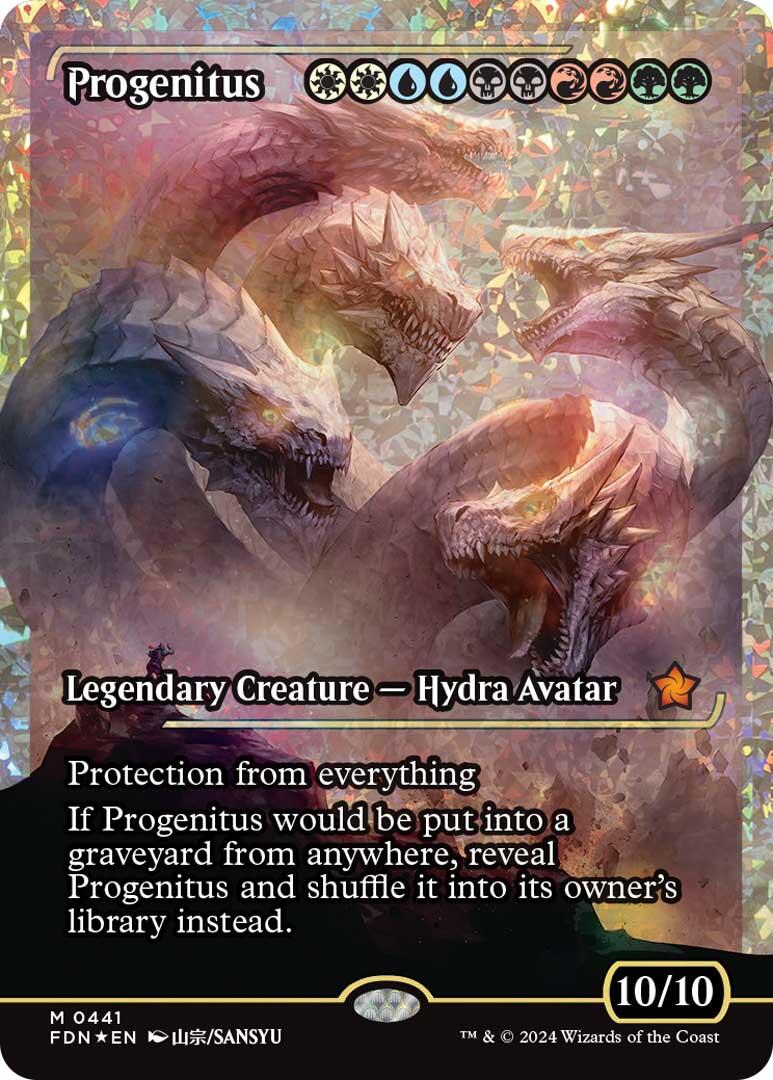 Progenitus (Showcase) (Fracture Foil) [Foundations] | Game Master's Emporium (The New GME)