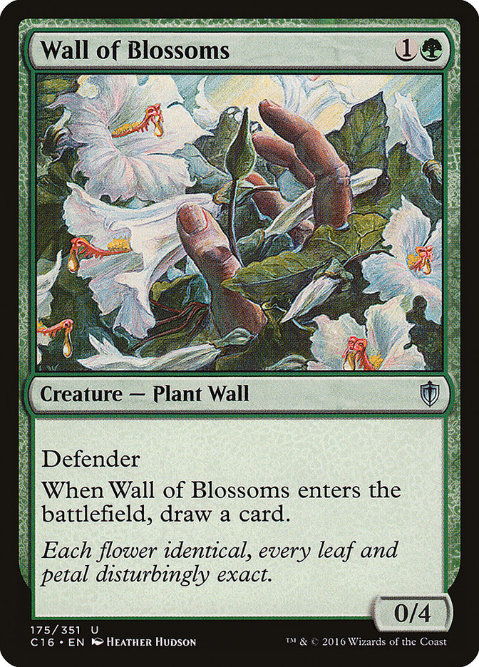 Wall of Blossoms [Commander 2016] | Game Master's Emporium (The New GME)