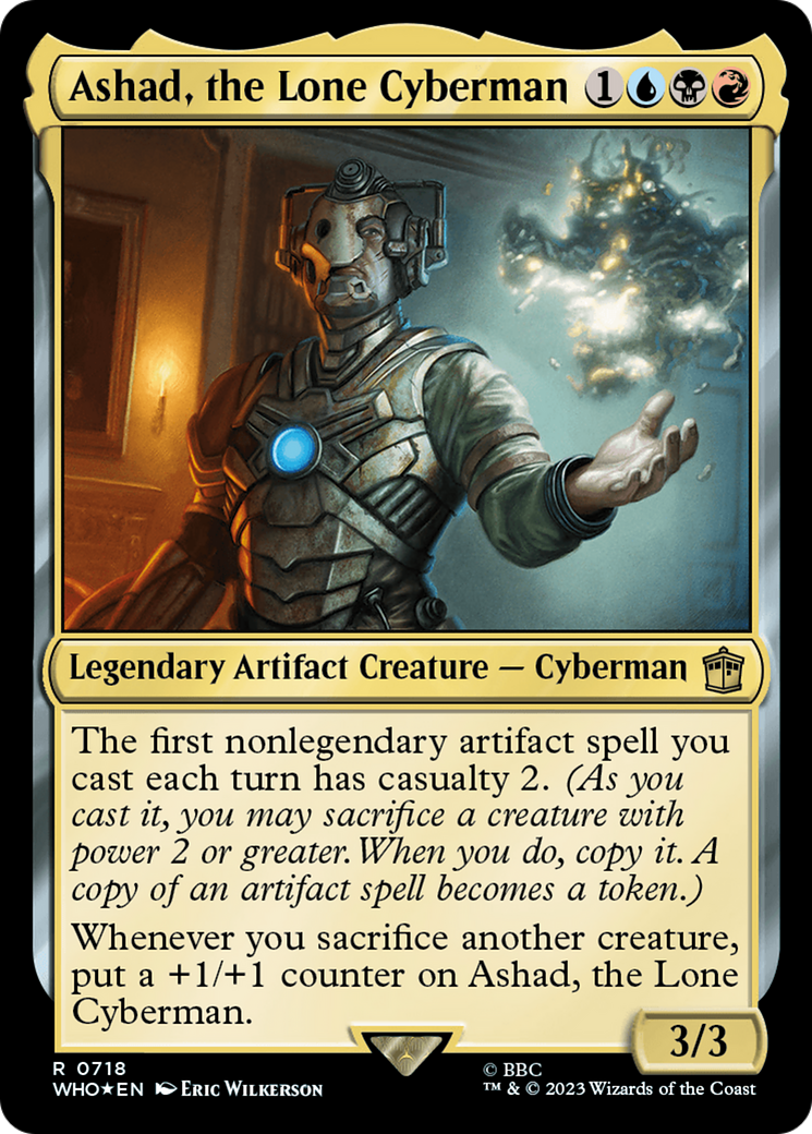 Ashad, the Lone Cyberman (Surge Foil) [Doctor Who] | Game Master's Emporium (The New GME)