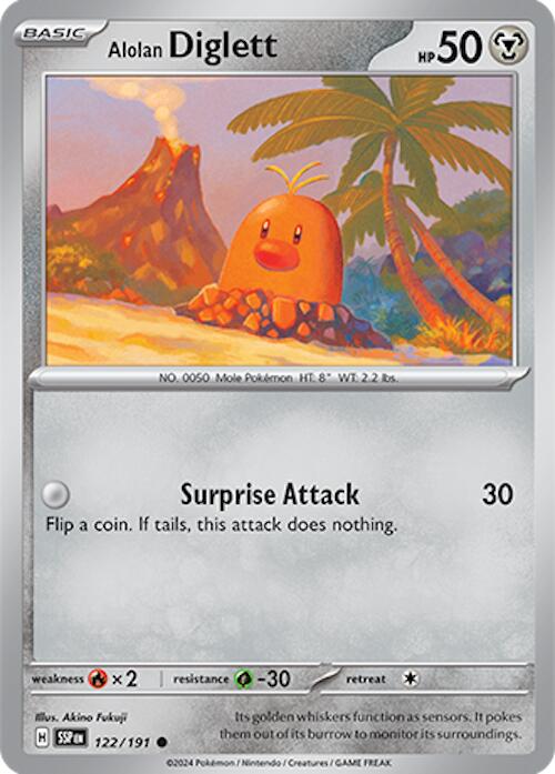 Alolan Diglett (122/191) [Scarlet & Violet: Surging Sparks] | Game Master's Emporium (The New GME)