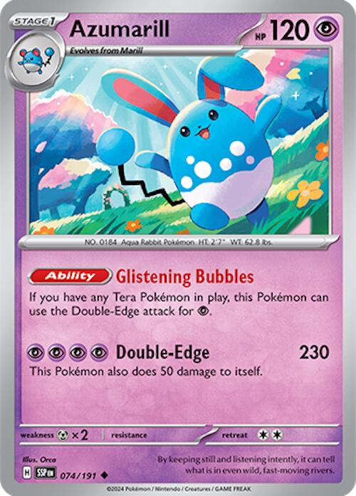 Azumarill (074/191) [Scarlet & Violet: Surging Sparks] | Game Master's Emporium (The New GME)