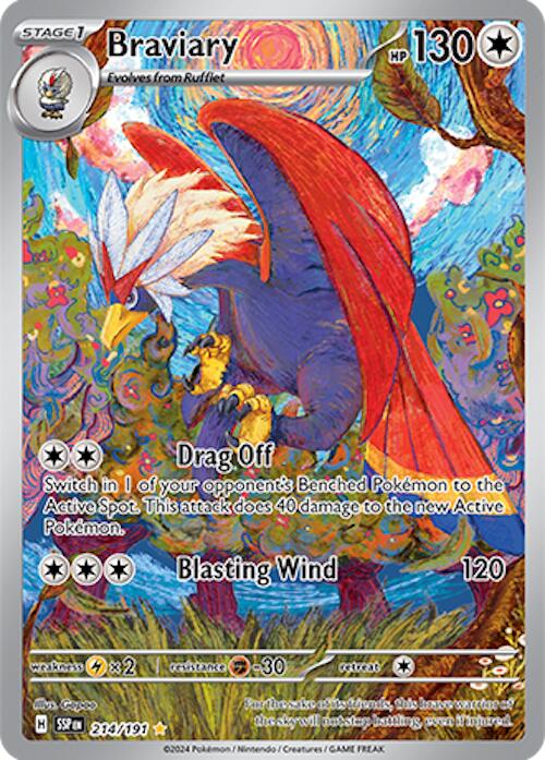 Braviary (214/191) [Scarlet & Violet: Surging Sparks] | Game Master's Emporium (The New GME)