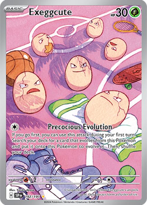 Exeggcute (192/191) [Scarlet & Violet: Surging Sparks] | Game Master's Emporium (The New GME)