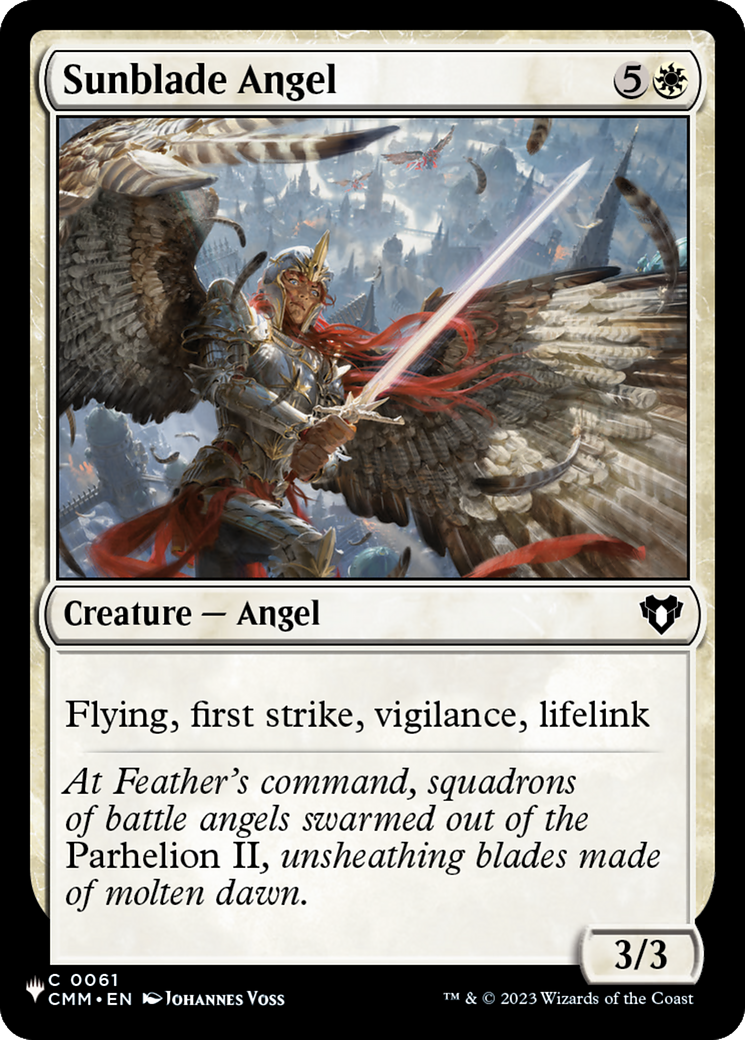 Sunblade Angel [The List Reprints] | Game Master's Emporium (The New GME)