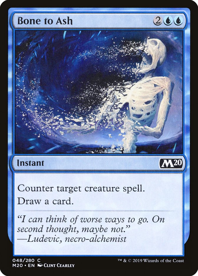 Bone to Ash [Core Set 2020] | Game Master's Emporium (The New GME)