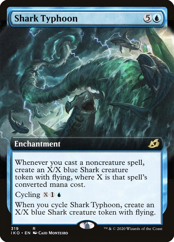 Shark Typhoon (Extended Art) [Ikoria: Lair of Behemoths] | Game Master's Emporium (The New GME)