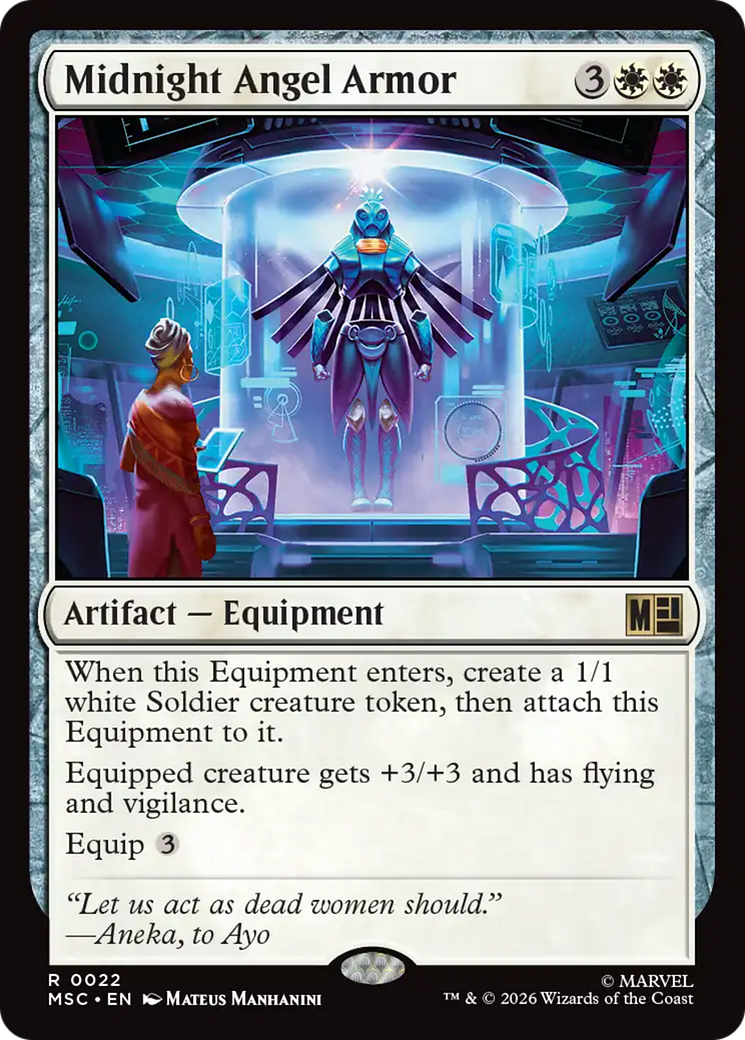 Midnight Angel Armor [Marvel Super Heroes Commander] | Game Master's Emporium (The New GME)
