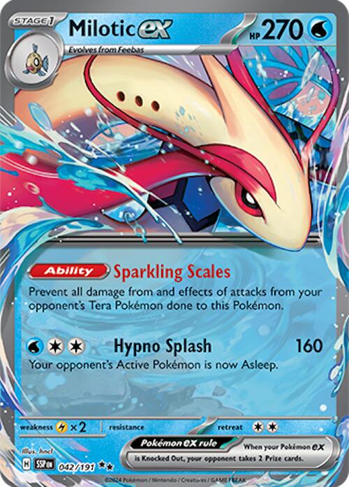 Milotic ex (042/191) [Scarlet & Violet: Surging Sparks] | Game Master's Emporium (The New GME)