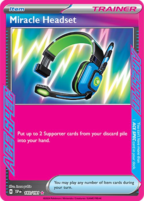 Miracle Headset (183/191) [Scarlet & Violet: Surging Sparks] | Game Master's Emporium (The New GME)