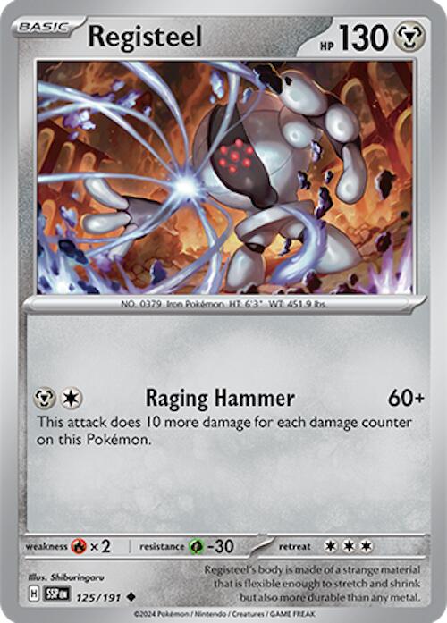 Registeel (125/191) [Scarlet & Violet: Surging Sparks] | Game Master's Emporium (The New GME)