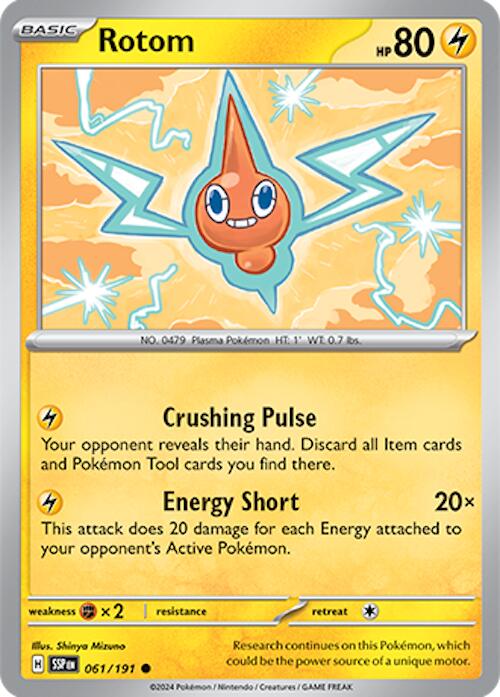 Rotom (061/191) [Scarlet & Violet: Surging Sparks] | Game Master's Emporium (The New GME)