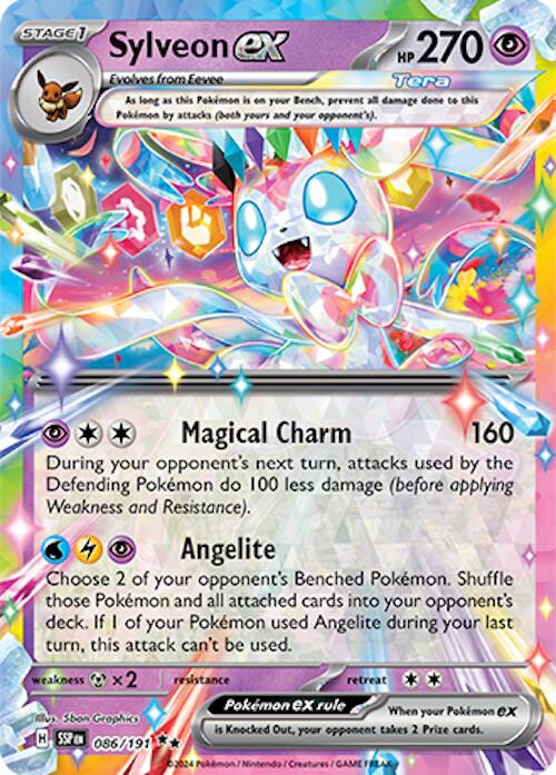 Sylveon ex (086/191) [Scarlet & Violet: Surging Sparks] | Game Master's Emporium (The New GME)