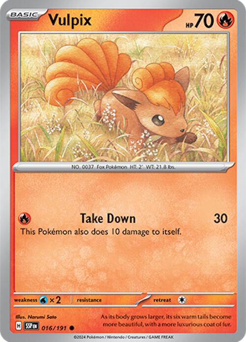 Vulpix (016/191) [Scarlet & Violet: Surging Sparks] | Game Master's Emporium (The New GME)