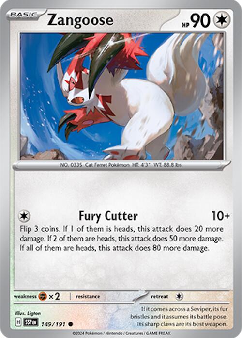 Zangoose (149/191) [Scarlet & Violet: Surging Sparks] | Game Master's Emporium (The New GME)