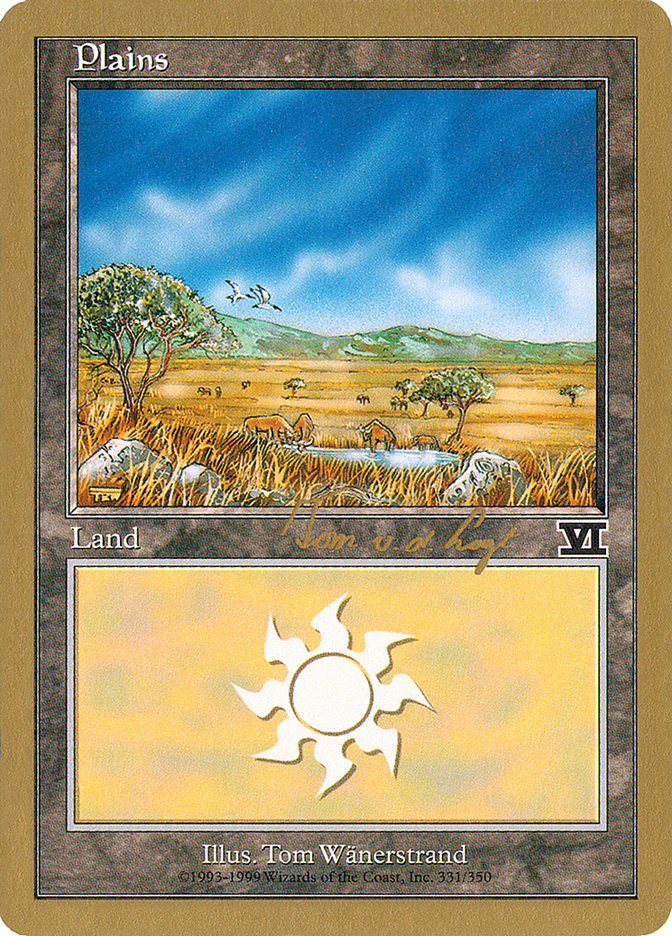 Plains (tvdl331) (Tom van de Logt) [World Championship Decks 2000] | Game Master's Emporium (The New GME)