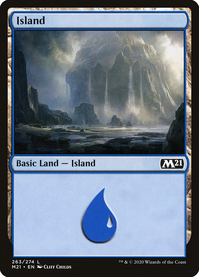 Island (263) [Core Set 2021] | Game Master's Emporium (The New GME)