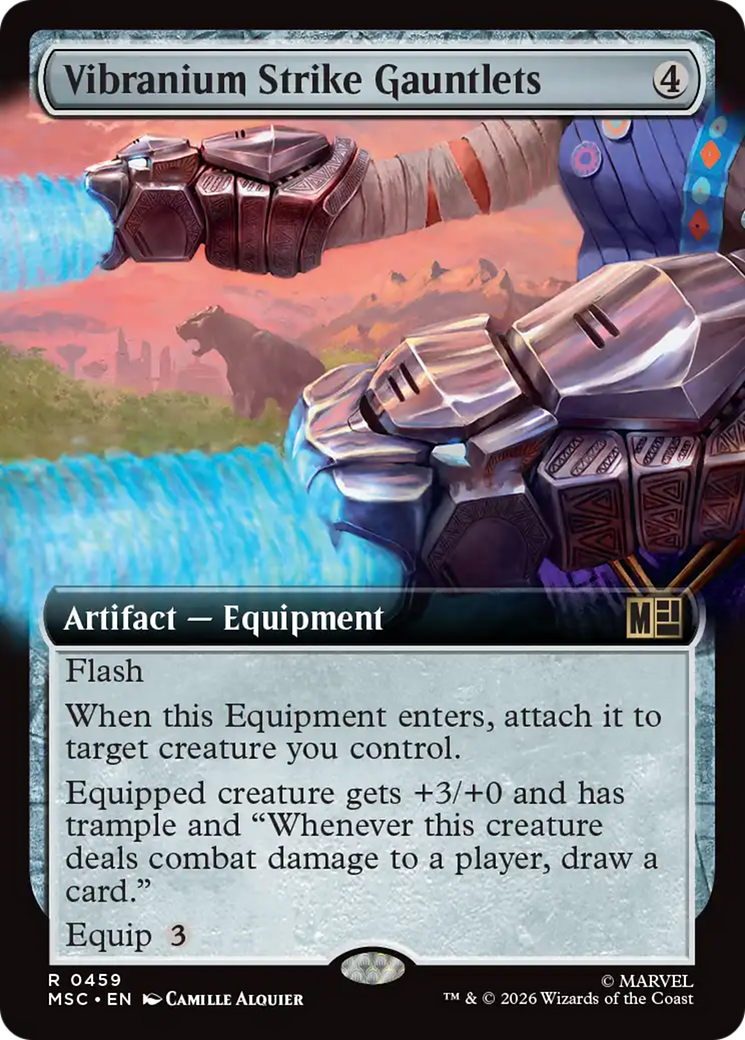 Vibranium Strike Gauntlets (Extended Art) [Marvel Super Heroes Commander] | Game Master's Emporium (The New GME)