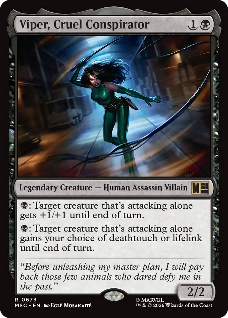 Viper, Cruel Conspirator [Marvel Super Heroes Commander] | Game Master's Emporium (The New GME)