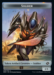 Powerstone // Soldier (008) Double-Sided Token [The Brothers' War Tokens] | Game Master's Emporium (The New GME)