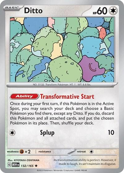 Ditto (132/165) (Non-Holo) [Scarlet & Violet 151] | Game Master's Emporium (The New GME)