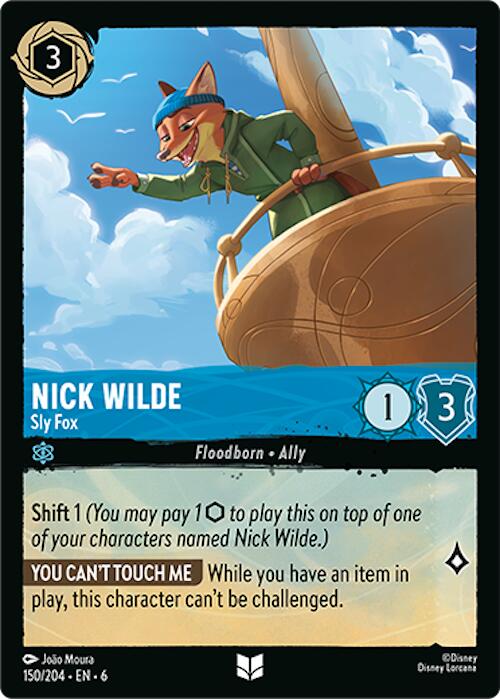 Nick Wilde - Sly Fox (150/204) [Azurite Sea] | Game Master's Emporium (The New GME)