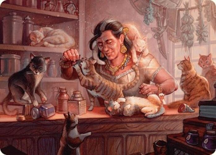 Cat Collector Art Card (1/54) [Foundations Art Series] | Game Master's Emporium (The New GME)