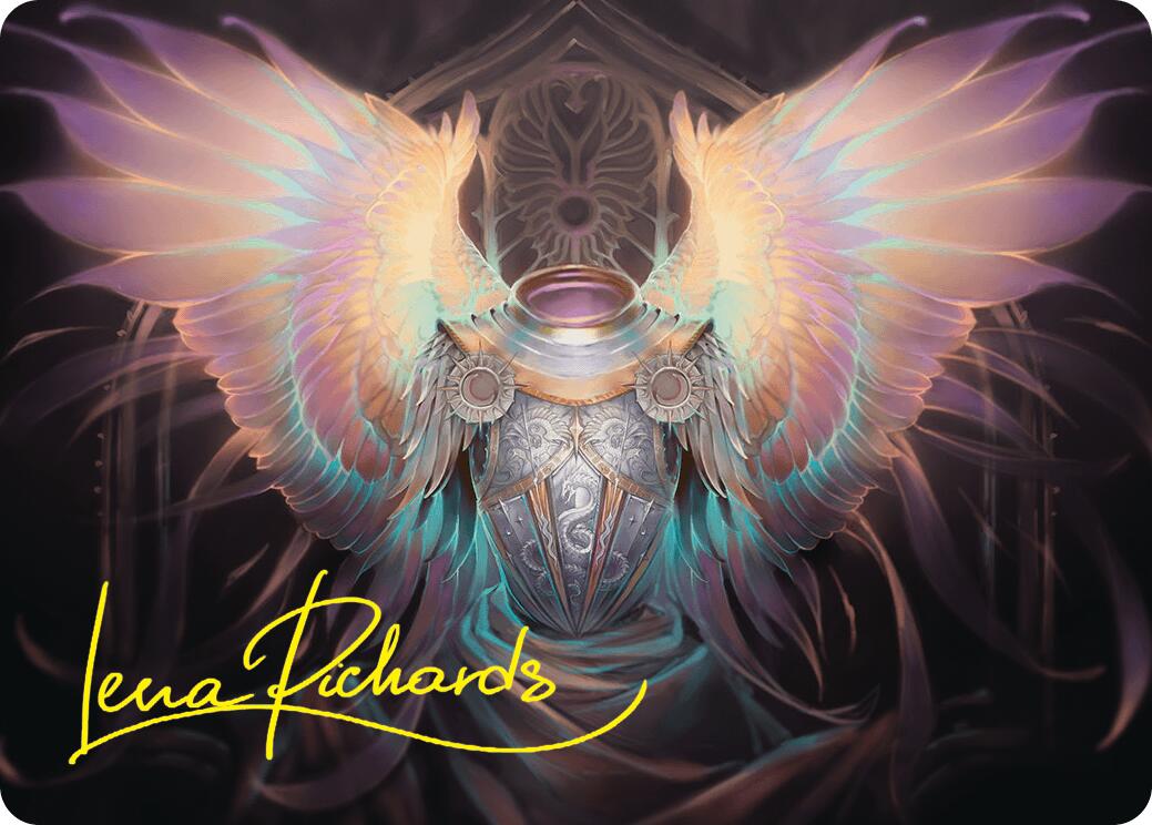 Celestial Armor Art Card (2/54) (Gold-Stamped Signature) [Foundations Art Series] | Game Master's Emporium (The New GME)