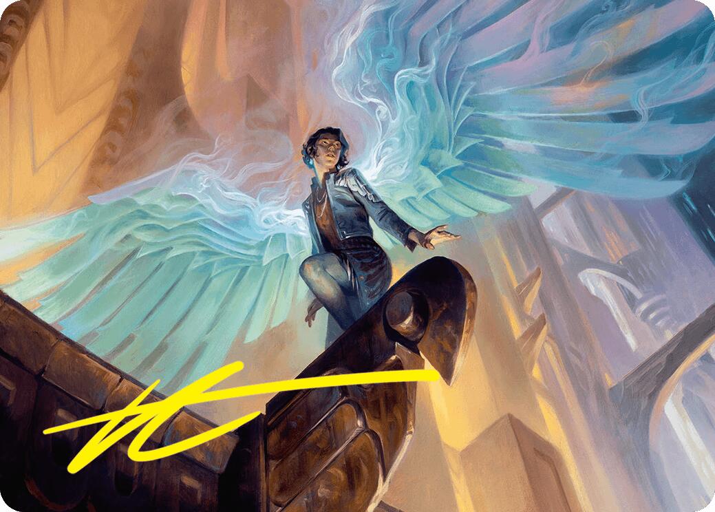 Giada, Font of Hope Art Card (20/54) (Gold-Stamped Signature) [Foundations Art Series] | Game Master's Emporium (The New GME)