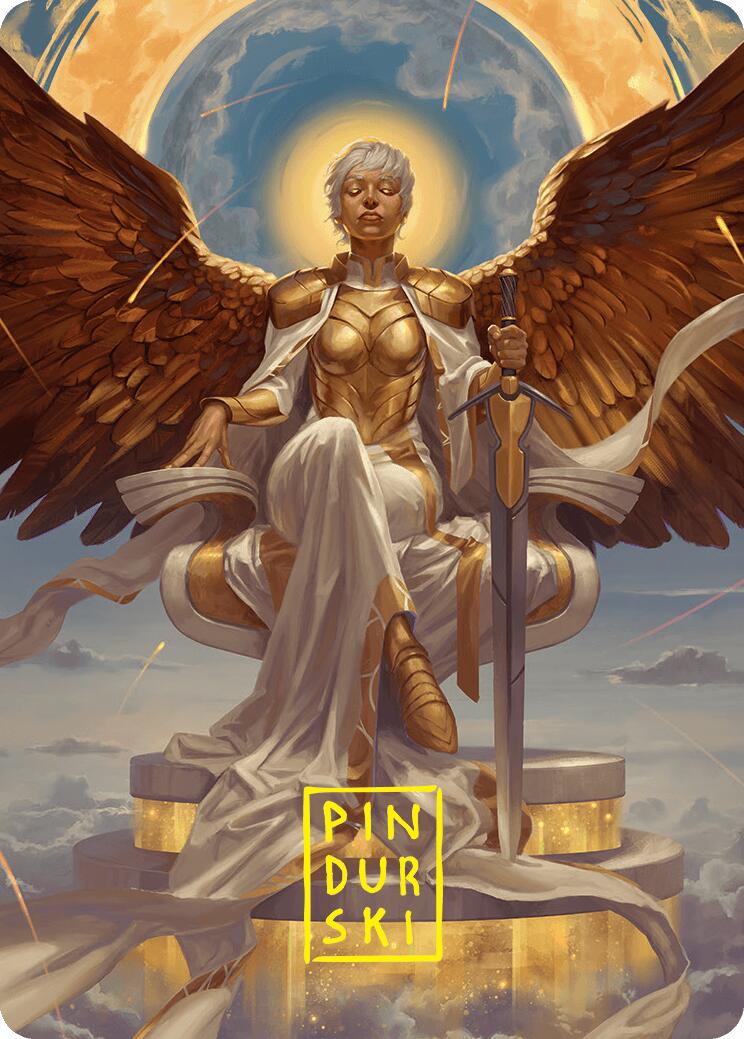 Herald of Eternal Dawn Art Card (27/54) (Gold-Stamped Signature) [Foundations Art Series] | Game Master's Emporium (The New GME)