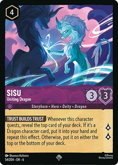 Sisu - Uniting Dragon (54/204) [Azurite Sea] | Game Master's Emporium (The New GME)
