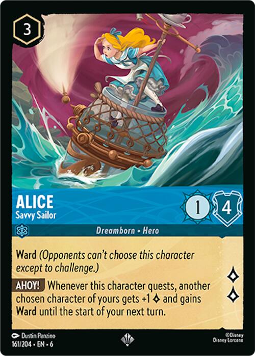 Alice - Savvy Sailor (161/204) [Azurite Sea] | Game Master's Emporium (The New GME)