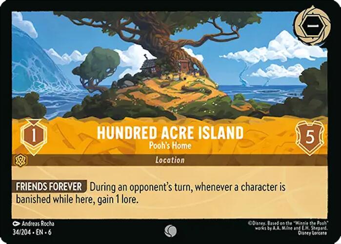Hundred Acre Island - Pooh's Home (34/204) [Azurite Sea] | Game Master's Emporium (The New GME)