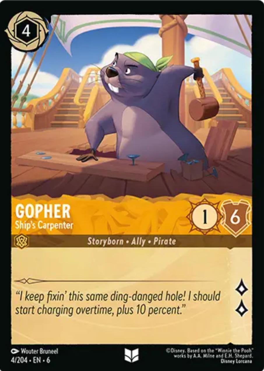 Gopher - Ship's Carpenter (4/204) [Azurite Sea] | Game Master's Emporium (The New GME)