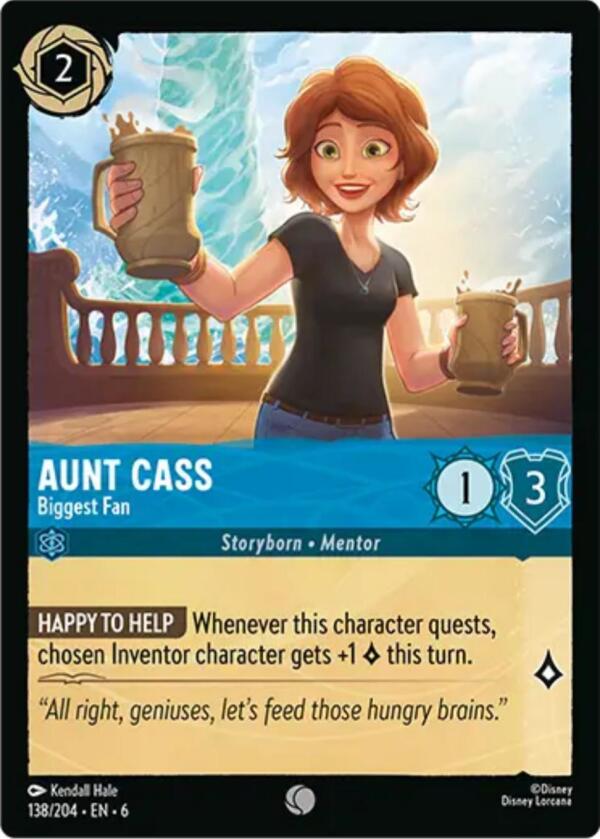Aunt Cass - Biggest Fan (138/204) [Azurite Sea] | Game Master's Emporium (The New GME)