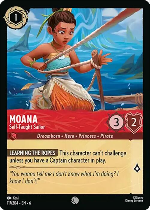 Moana - Self-Taught Sailor (117/204) [Azurite Sea] | Game Master's Emporium (The New GME)
