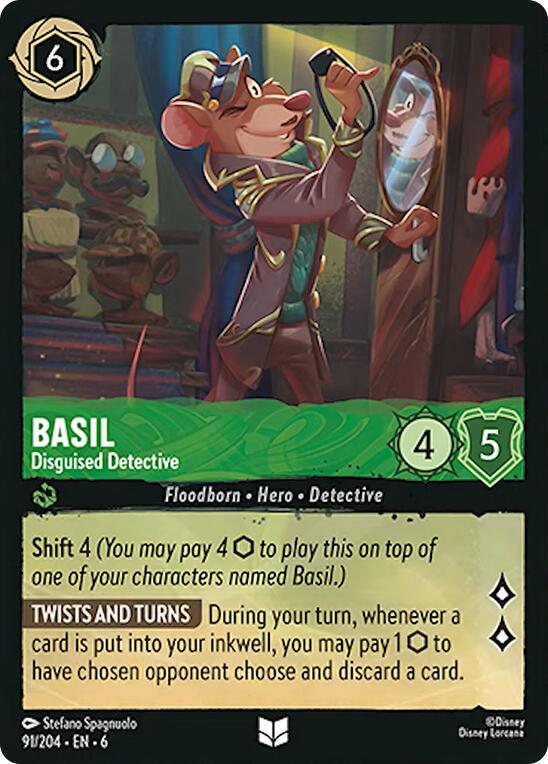 Basil - Disguised Detective (91/204) [Azurite Sea] | Game Master's Emporium (The New GME)