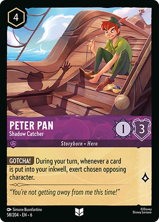 Peter Pan - Shadow Catcher (58/204) [Azurite Sea] | Game Master's Emporium (The New GME)