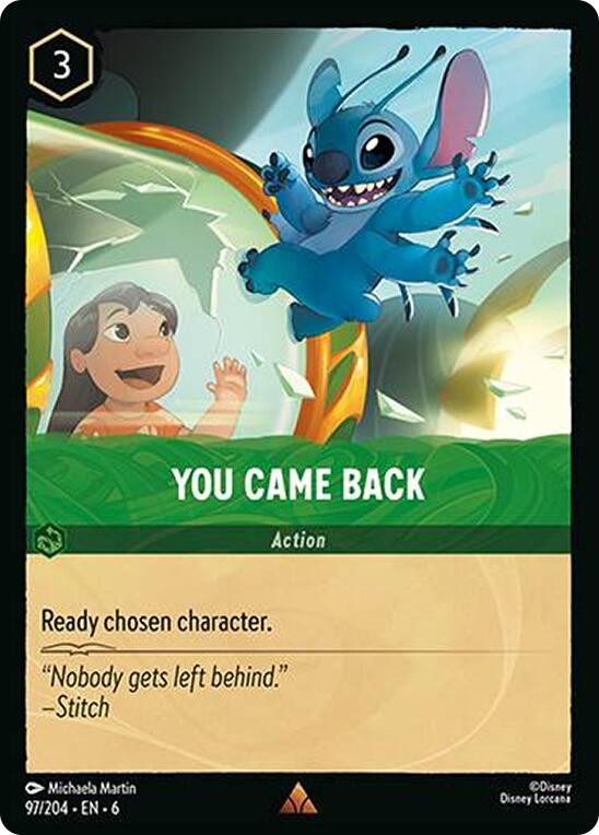 You Came Back (97/204) [Azurite Sea] | Game Master's Emporium (The New GME)