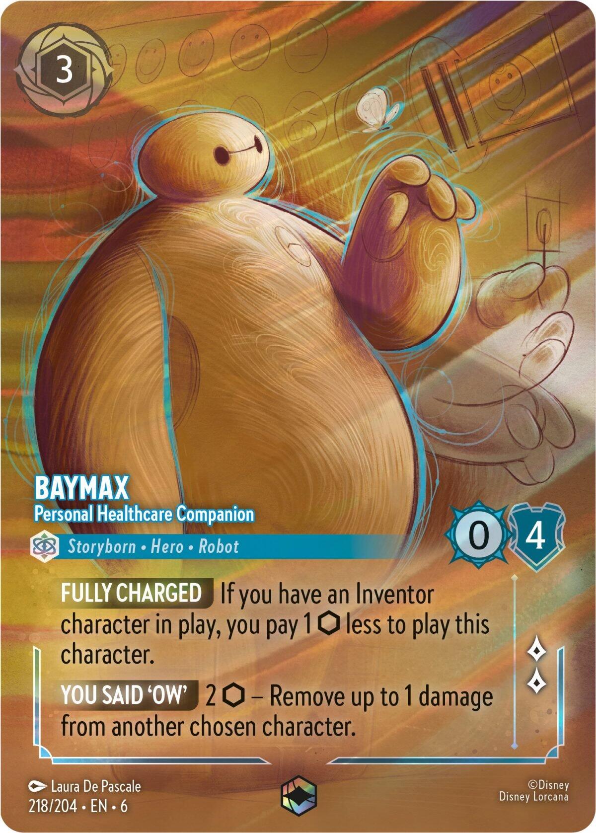 Baymax - Personal Healthcare Companion (Enchanted) (218/204) [Azurite Sea] | Game Master's Emporium (The New GME)