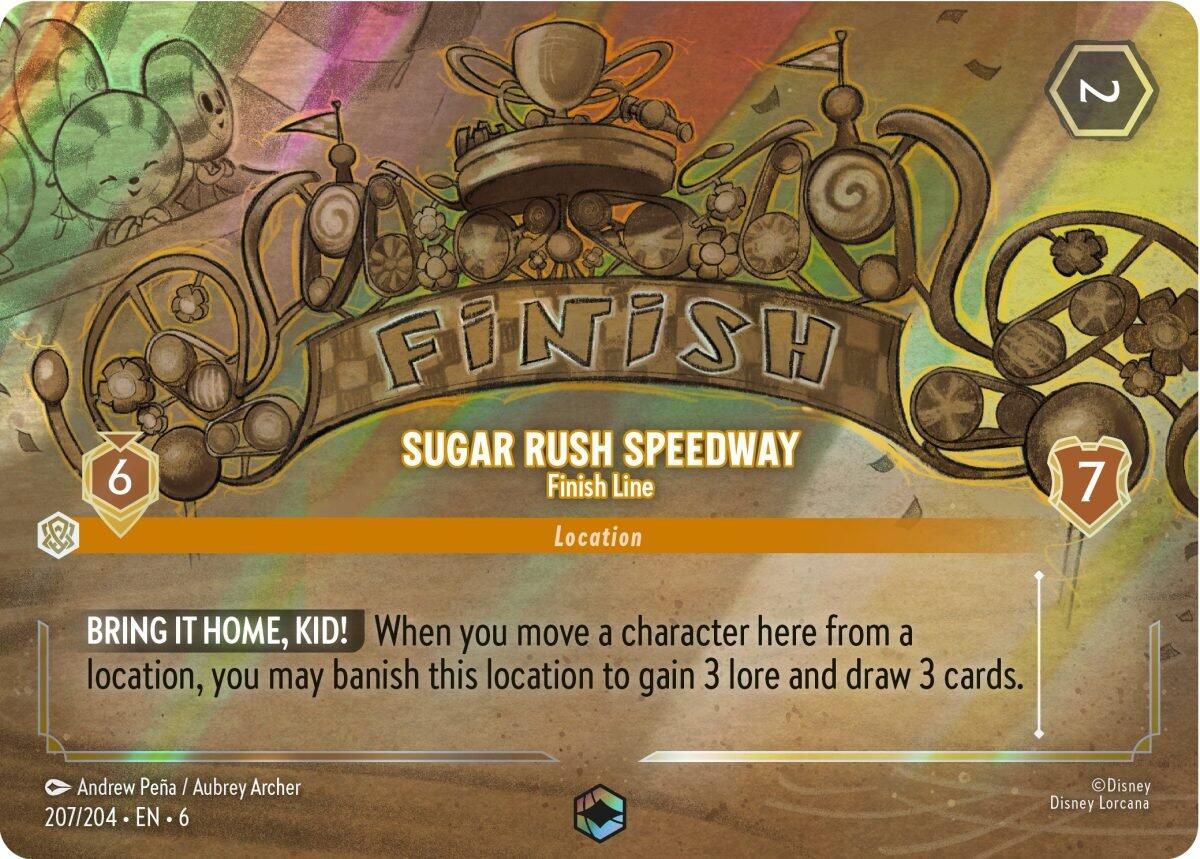 Sugar Rush Speedway - Finish Line (Enchanted) (207/204) [Azurite Sea] | Game Master's Emporium (The New GME)