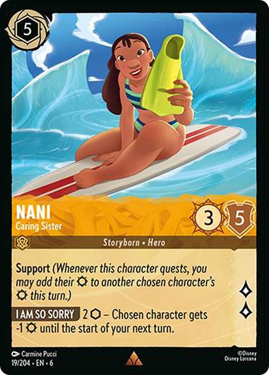 Nani - Caring Sister (19/204) [Azurite Sea] | Game Master's Emporium (The New GME)