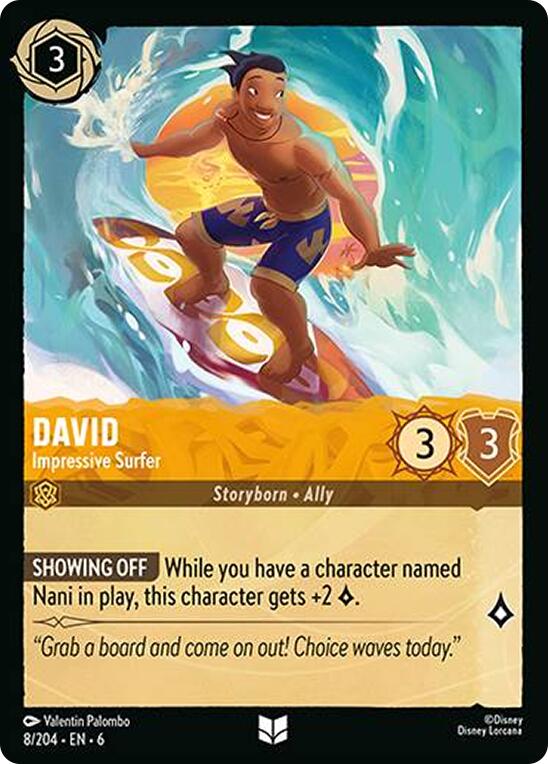 David - Impressive Surfer (8/204) [Azurite Sea] | Game Master's Emporium (The New GME)